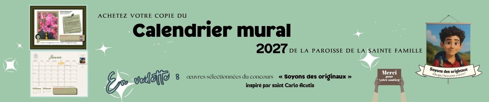 Calendrier paroissial 2027