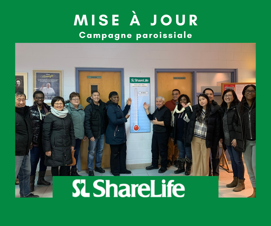 ShareLife mise à jour campagne paroissiale