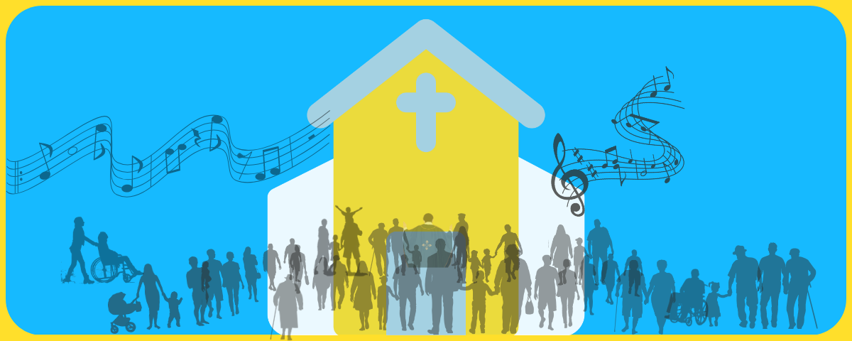 eglise rassemblement notes de musique