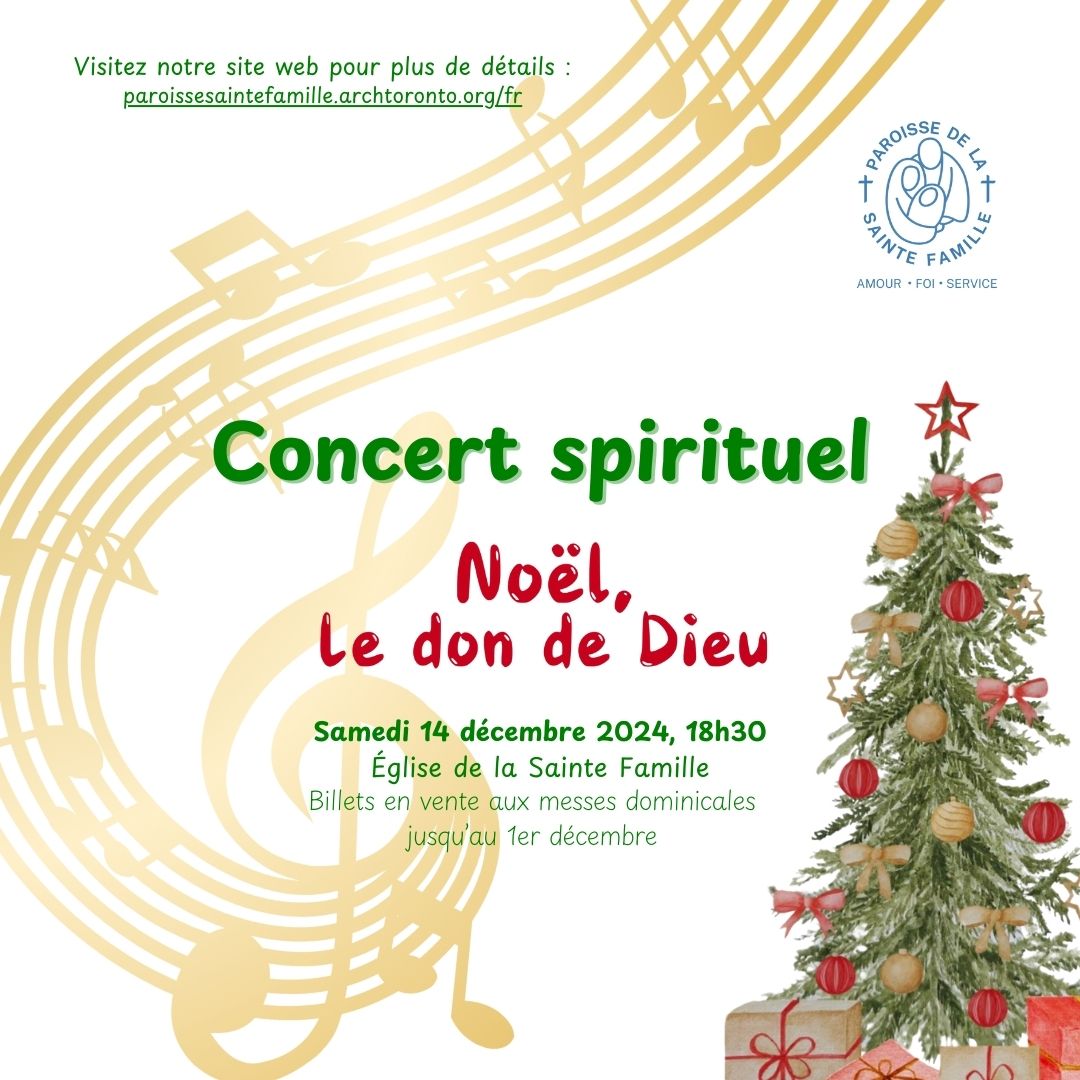 Concert spirituel - Noël, le don de Dieu